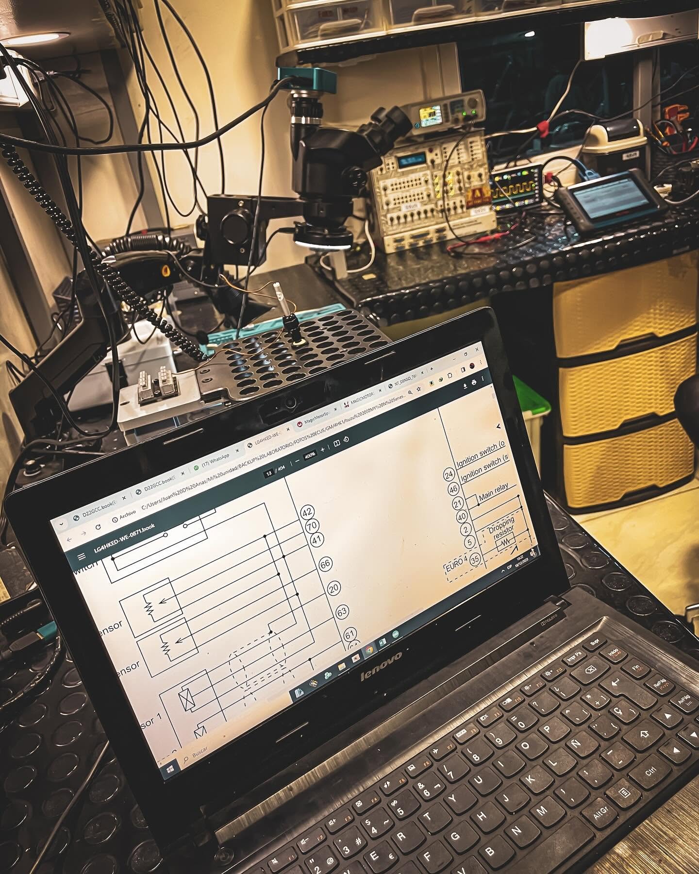 Reparación de módulos electrónicos en taller EKUS Electrónica Automotriz